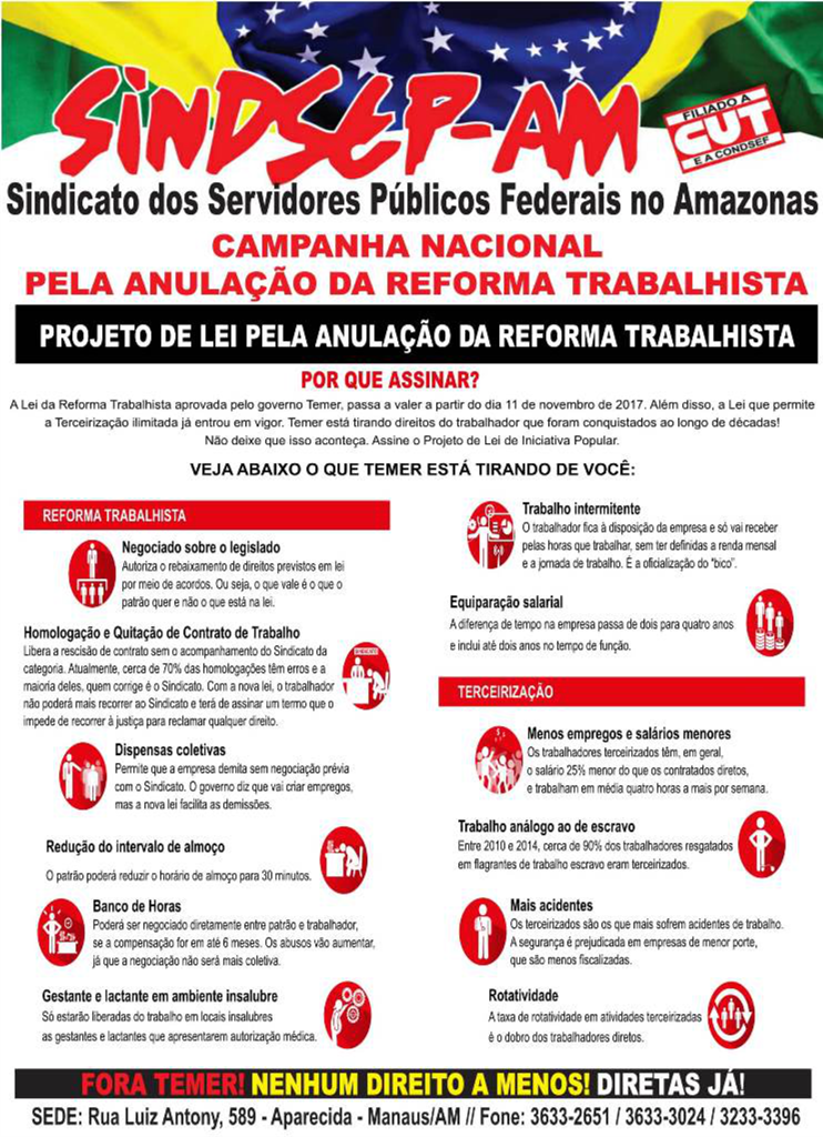 Campanha Nacional pela Anulação da Reforma Trabalhista